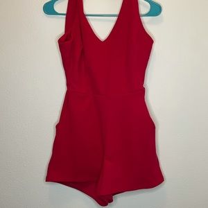 Sexy Red Romper